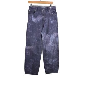 Levi's Baggy Dad Denim Tie Dye Jeans size 26 acid wash color